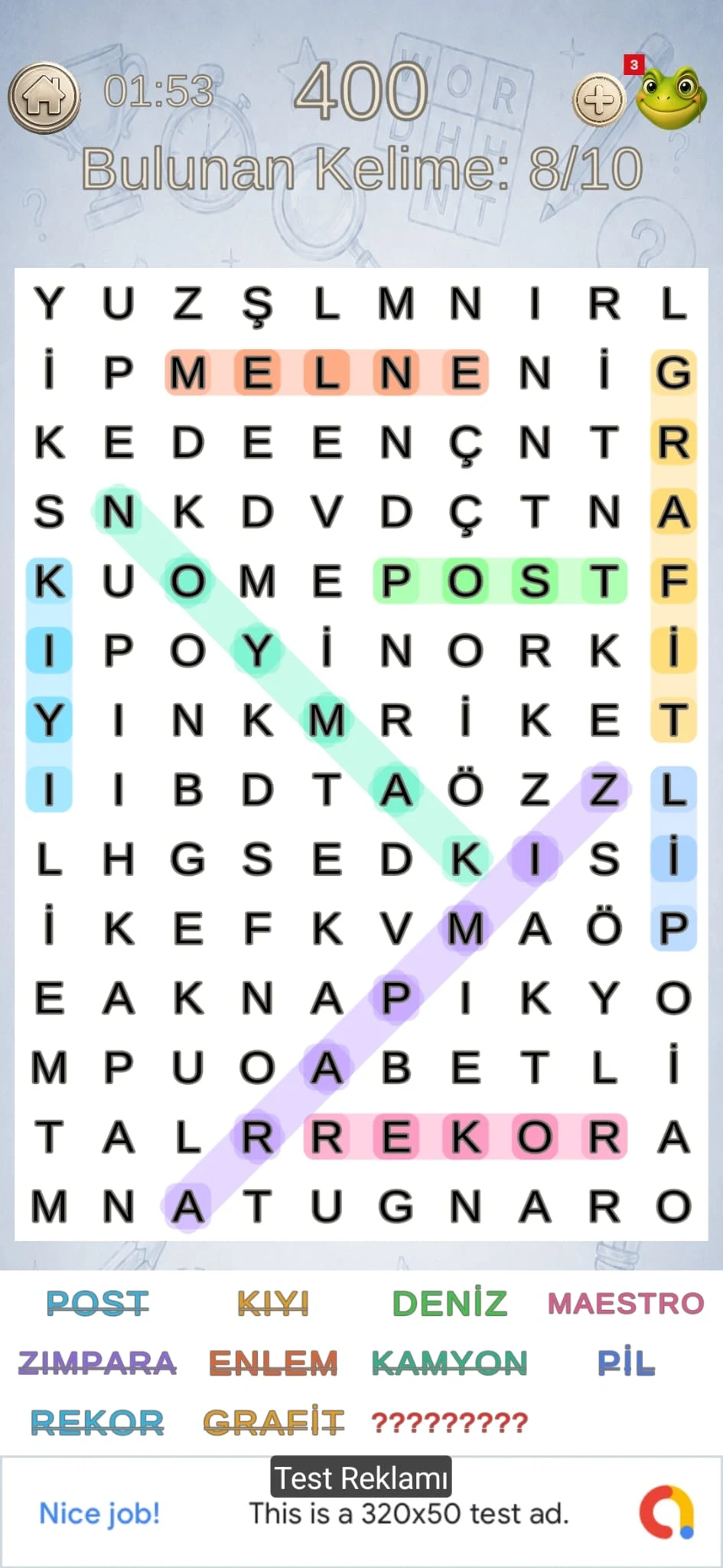 Word Hunt Grid - Battle screenshot